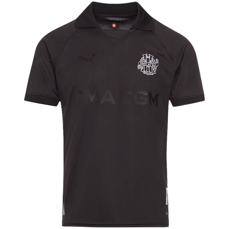 Mens Olympique Marseille 130th Anniversary Goalkeeper Black Jersey 2024/25