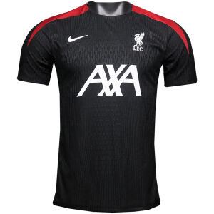 Mens Liverpool Pre-Match Short Training Authentic Black Jersey 2024/25 – Match