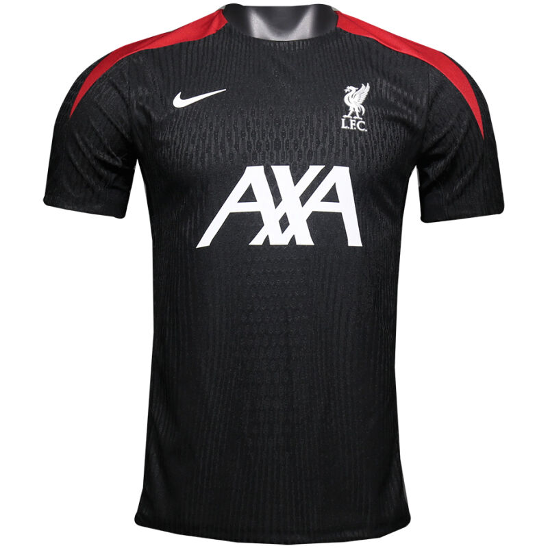 Mens Liverpool Pre-Match Short Training Authentic Black Jersey 2024/25 – Match