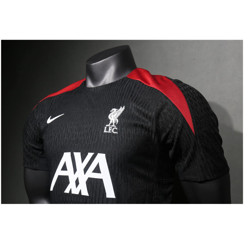 Mens Liverpool Pre-Match Short Training Authentic Black Jersey 2024/25 – Match