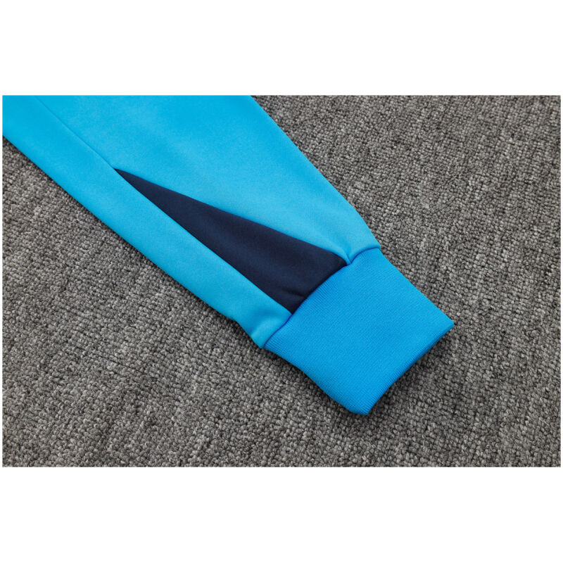 Mens Chelsea Hoodie Sweatshirt + Pants Training Suit Blue 2024/25