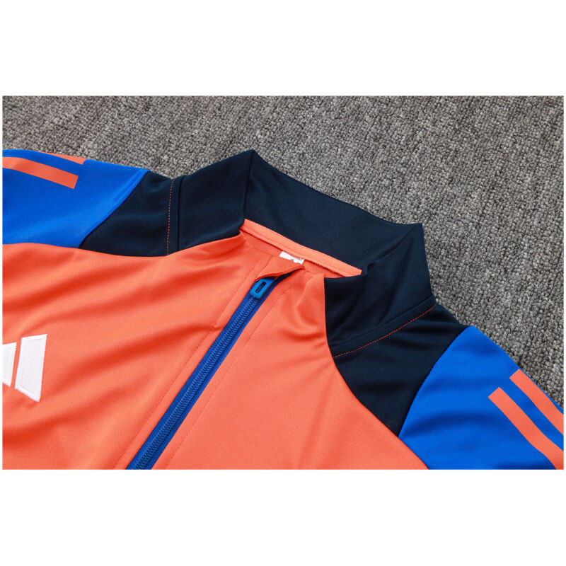 Mens Juventus Jacket + Pants Training Suit Orange 2024/25