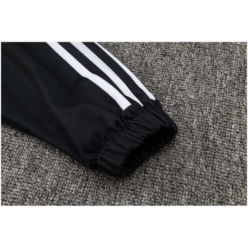 Mens Manchester United Jacket + Pants Training Suit Black 2024/25
