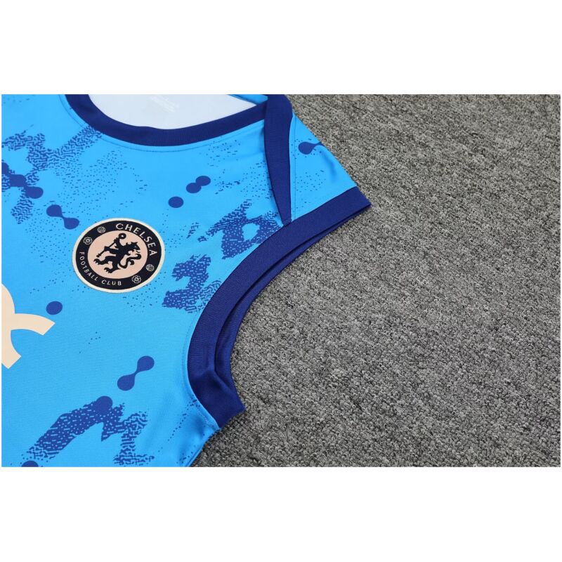 Mens Chelsea Singlet Suit Blue Pattern 2024/25