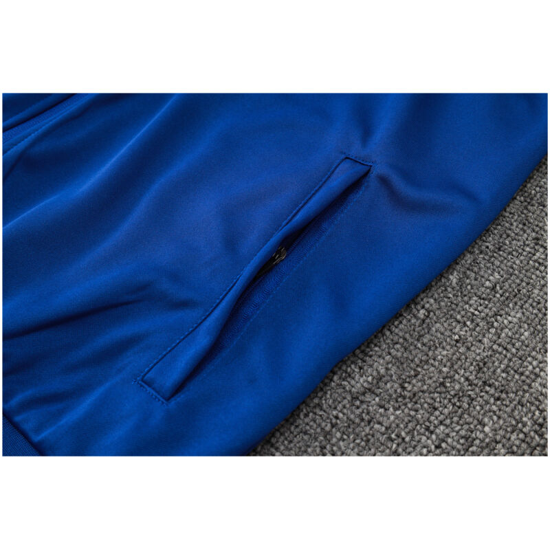 Mens Barcelona Jacket + Pants Training Suit Blue 2024/25
