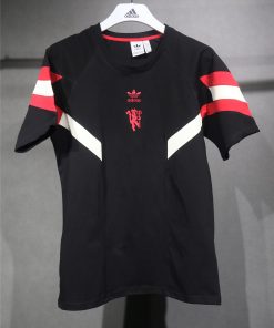 Mens Adidas Originals Manchester United adidas Originals Lifestyler T-Shirt – Black 2024/25 – Match