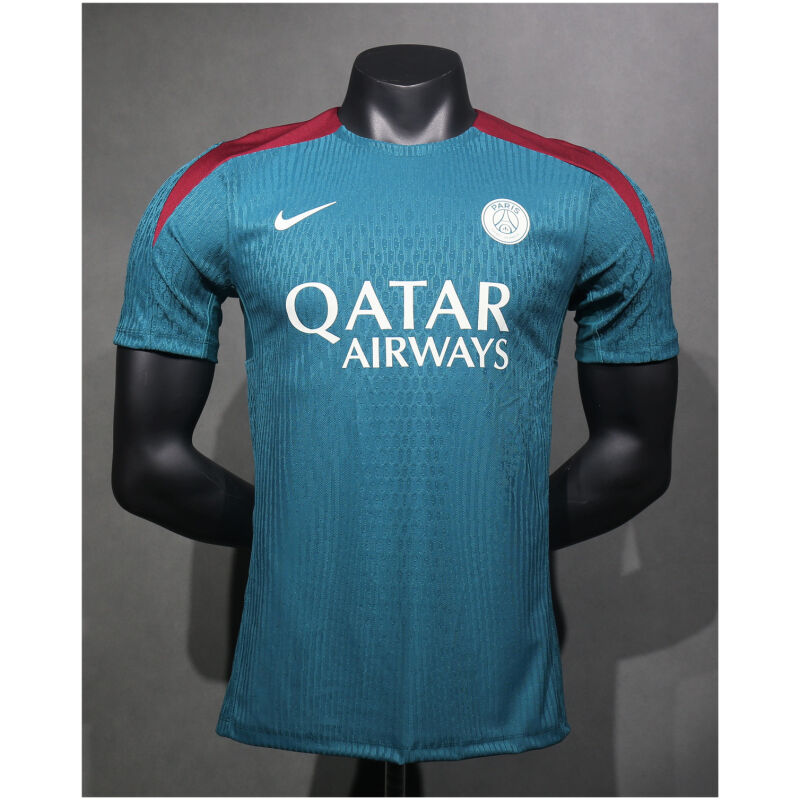 Mens PSG Pre-Match Short Training Authentic Lake Blue Jersey 2024/25 – Match