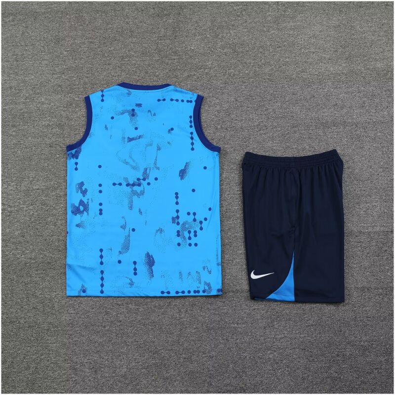 Mens Chelsea Singlet Suit Blue Pattern 2024/25