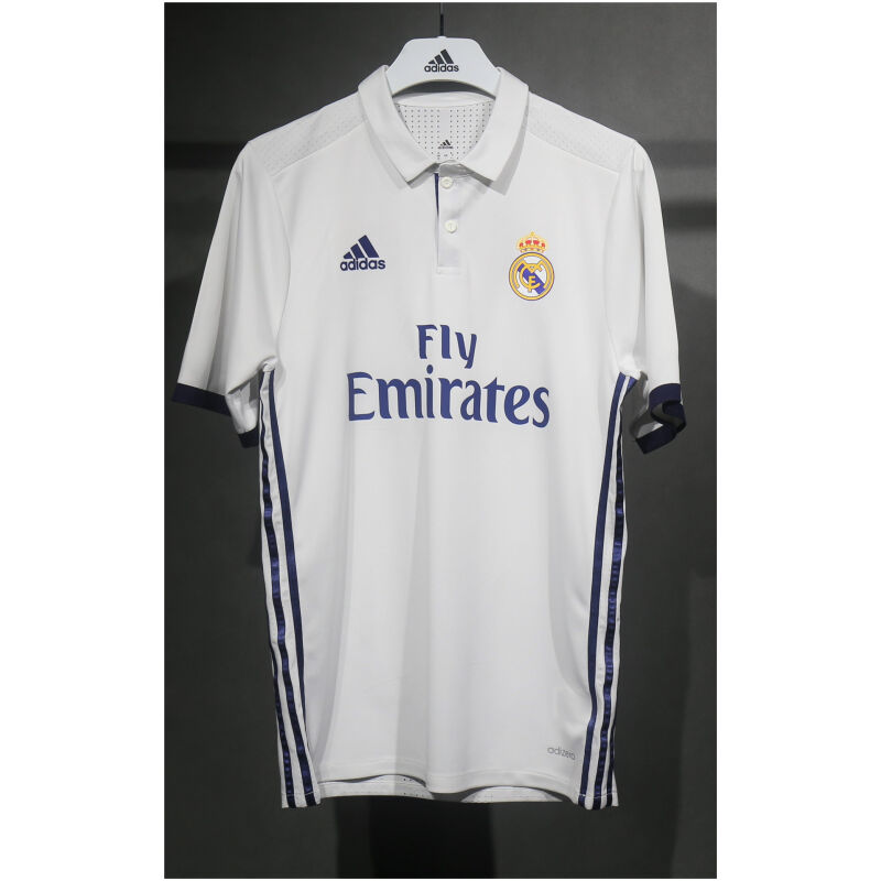 Mens Real Madrid Retro Home Authentic Jersey 2016/17 – Match