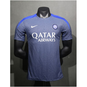 Mens Inter Milan Pre-Match Short Training Authentic Grey Jersey 2024/25 – Match