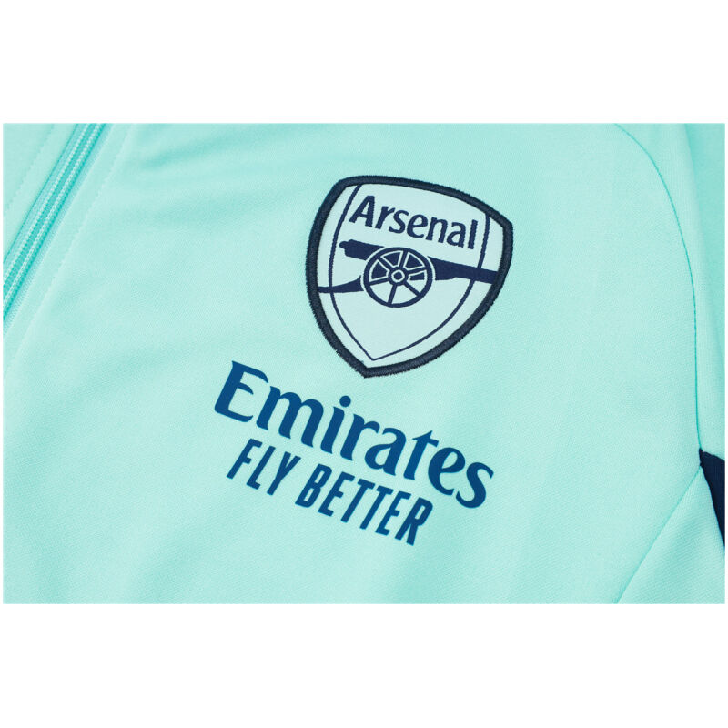 Mens Arsenal Jacket + Pants Training Suit Light Green 2024/25