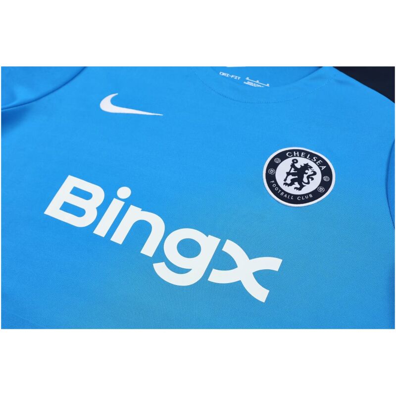Mens Chelsea Short Training Suit Blue 2024/25