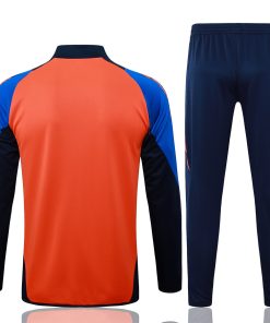 Mens Juventus Jacket + Pants Training Suit Orange 2024/25
