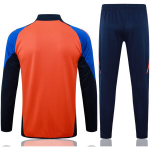Mens Juventus Jacket + Pants Training Suit Orange 2024/25