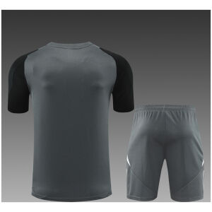 Kids Manchester United Short Training Suit Grey 2024/25