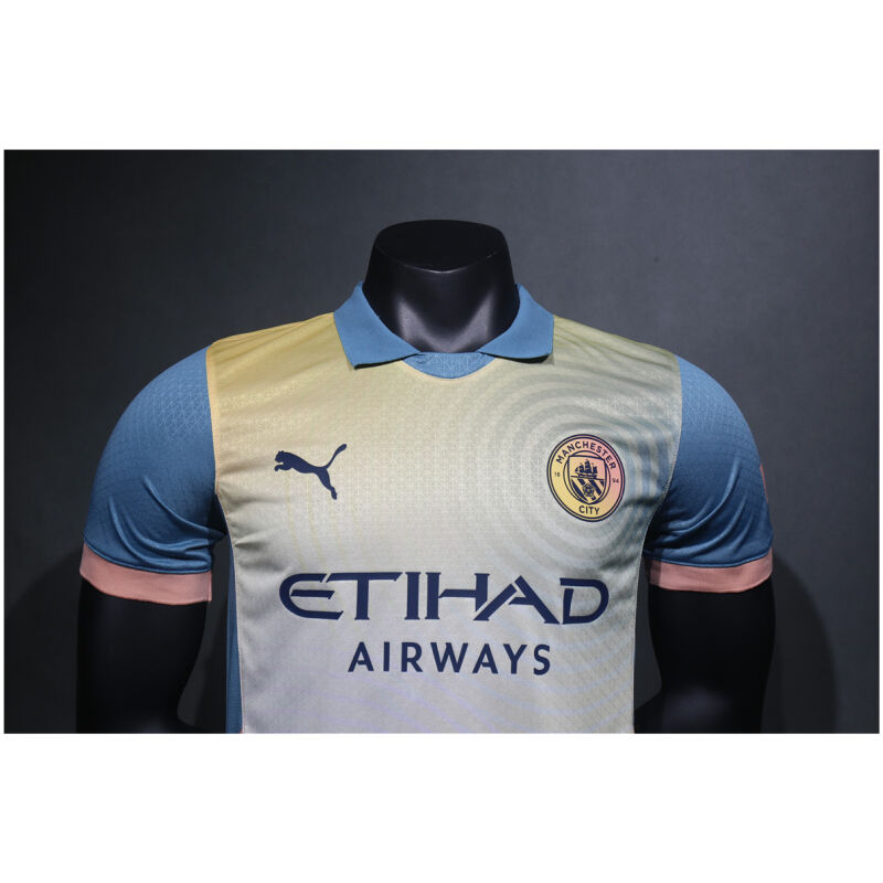 Mens Manchester City Fourth  Authentic Jersey 2024/25 – Match