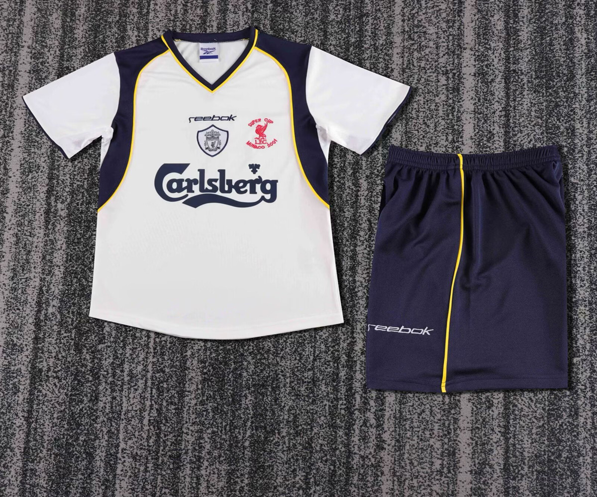 Kids Retro Liverpool Away Jersey 2001/02