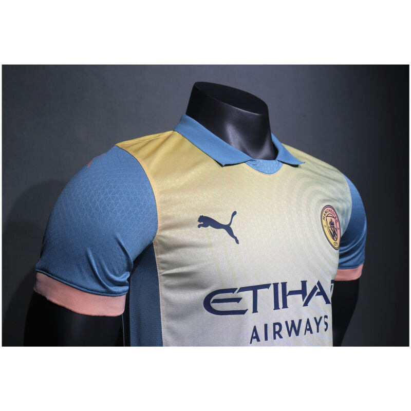 Mens Manchester City Fourth  Authentic Jersey 2024/25 – Match