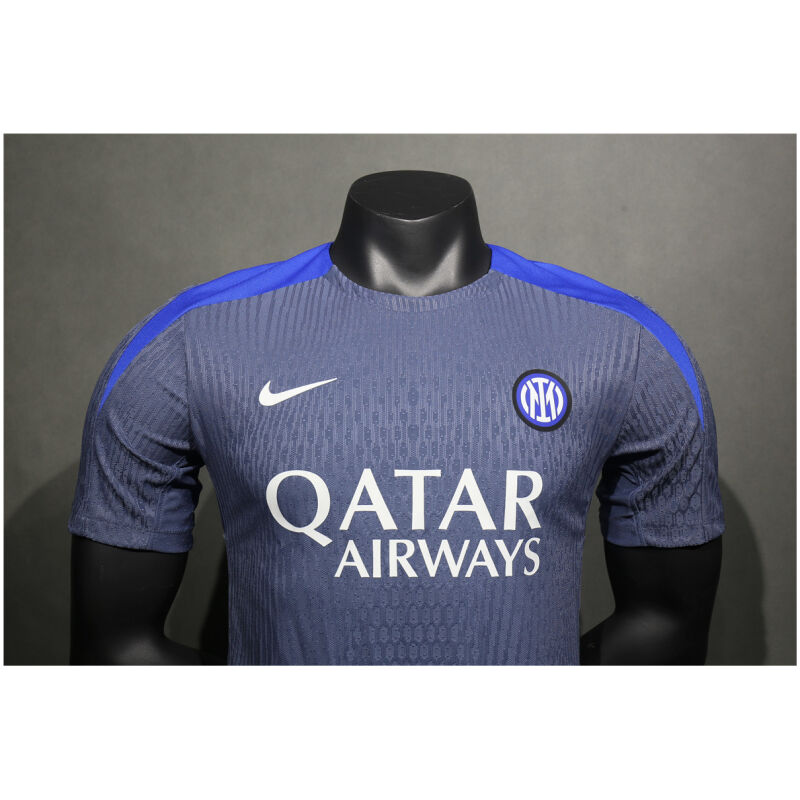 Mens Inter Milan Pre-Match Short Training Authentic Grey Jersey 2024/25 – Match