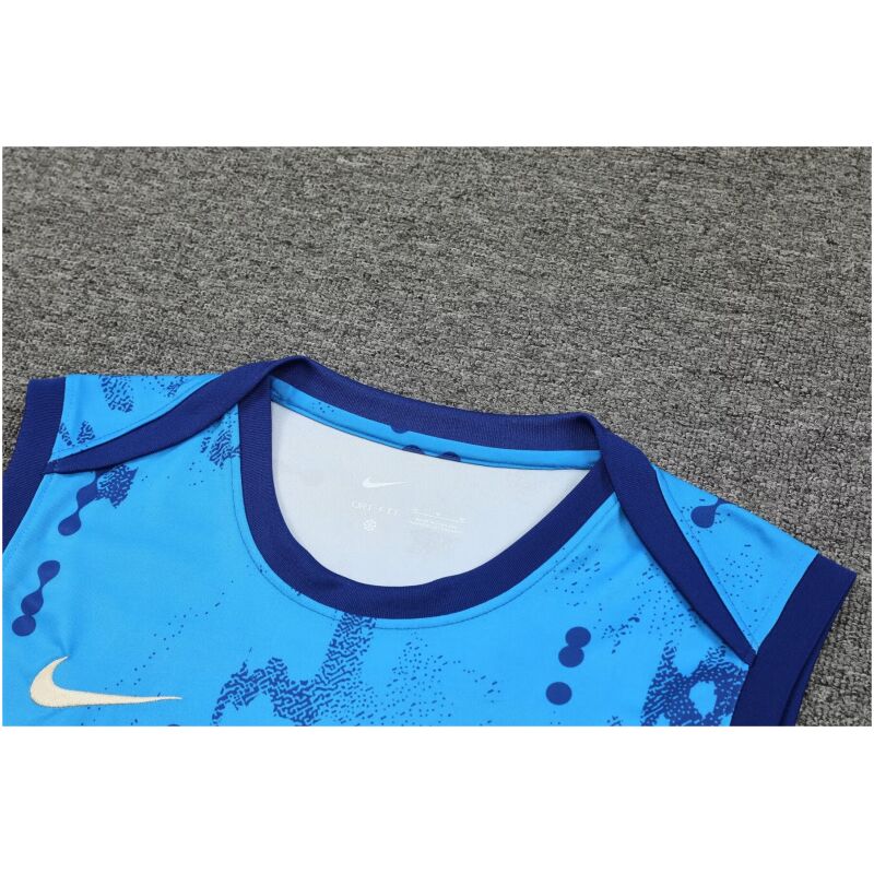 Mens Chelsea Singlet Suit Blue Pattern 2024/25