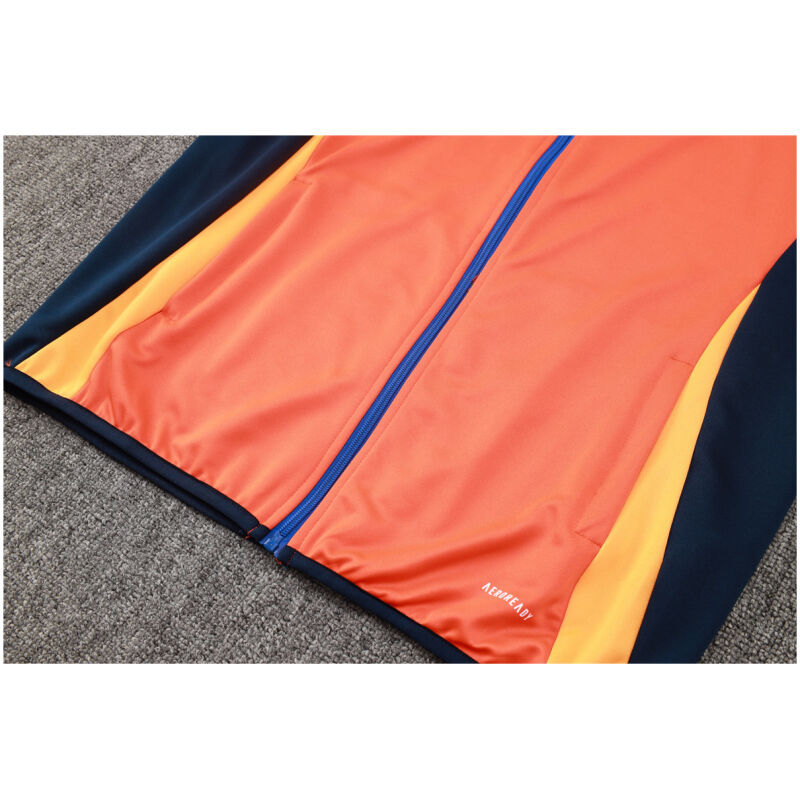 Mens Juventus Jacket + Pants Training Suit Orange 2024/25