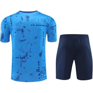 Mens Chelsea Short Training Suit Blue Pattern 2024/25