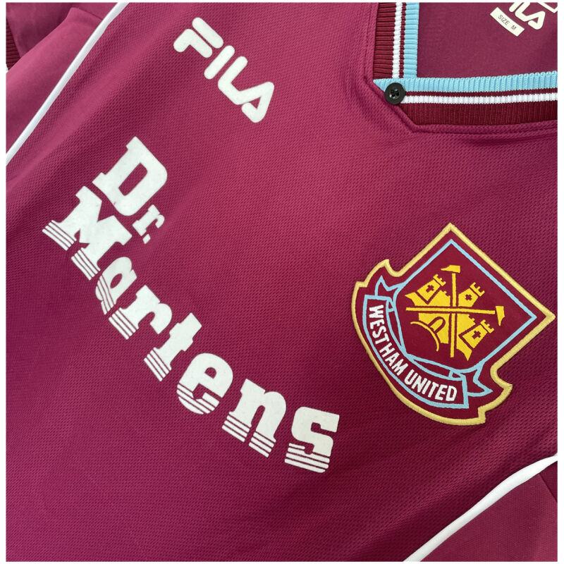 Mens West Ham United Retro Home Jersey 2000/01