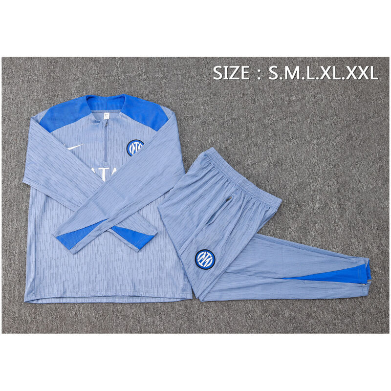 Mens Inter Milan Training Suit Light Blue 2024/25