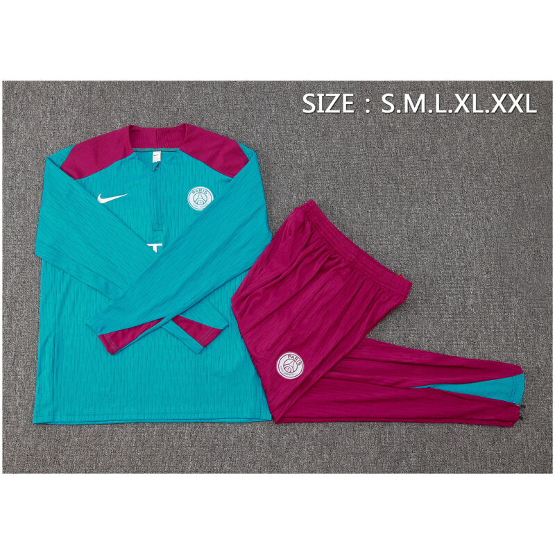 Mens PSG Training Suit Lake Blue 2024/25
