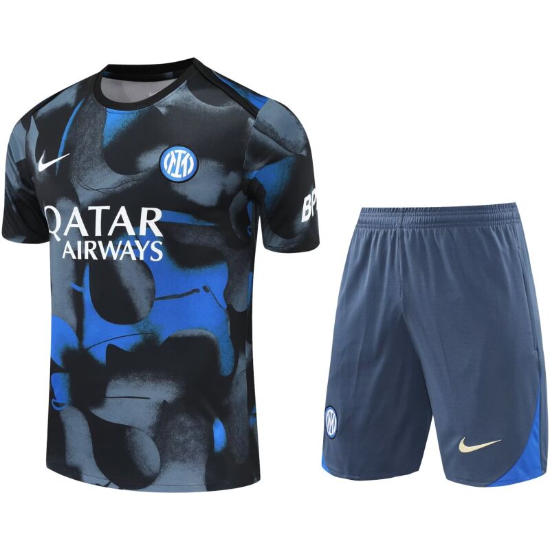 Mens Inter Milan Short Training Suit Grey 2024/25