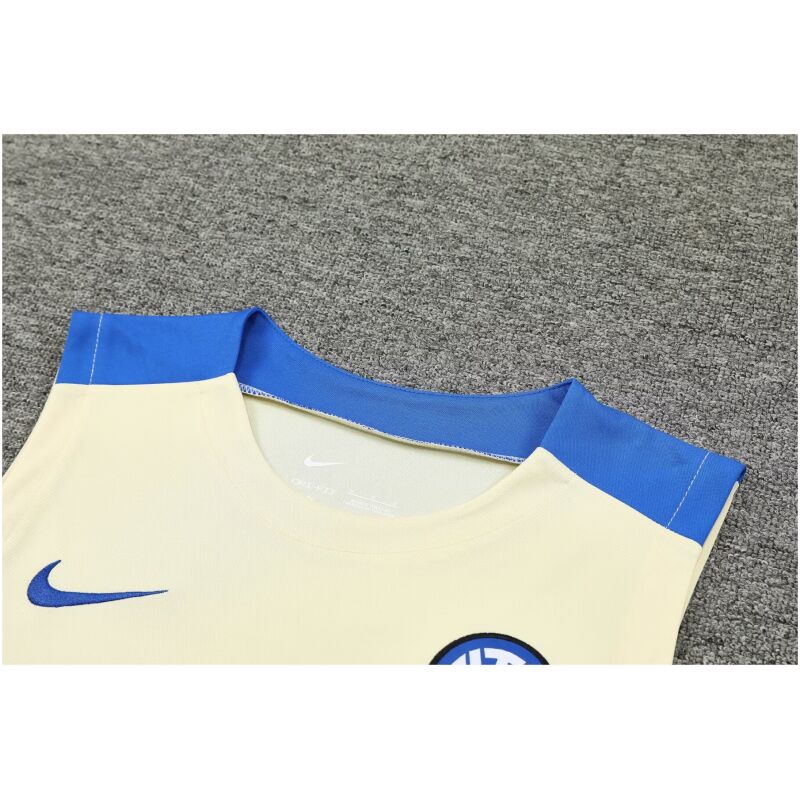 Mens Inter Milan Singlet Suit Yellow 2024/25