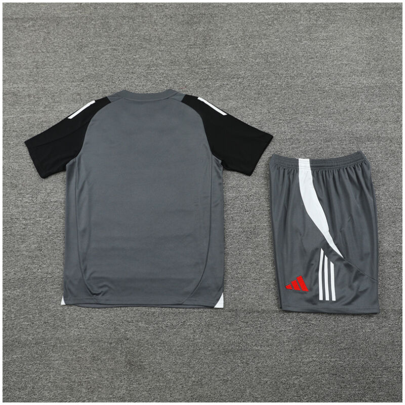 Mens Manchester United Short Training Suit Grey 2024/25