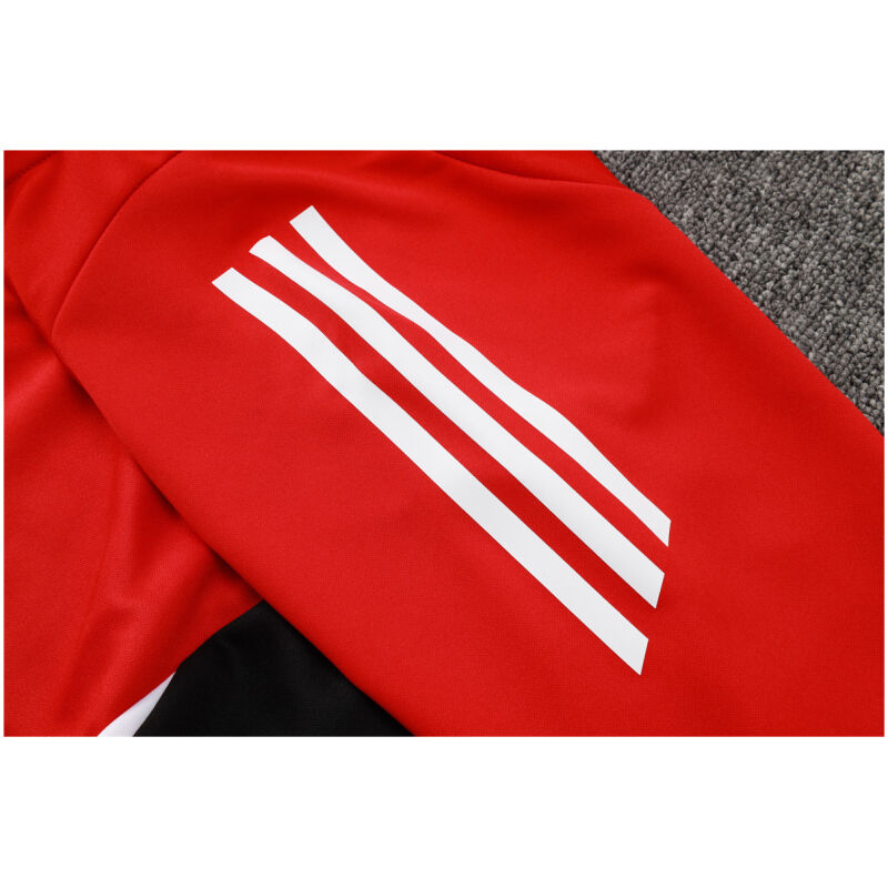 Mens Manchester United Jacket + Pants Training Suit Red 2024/25