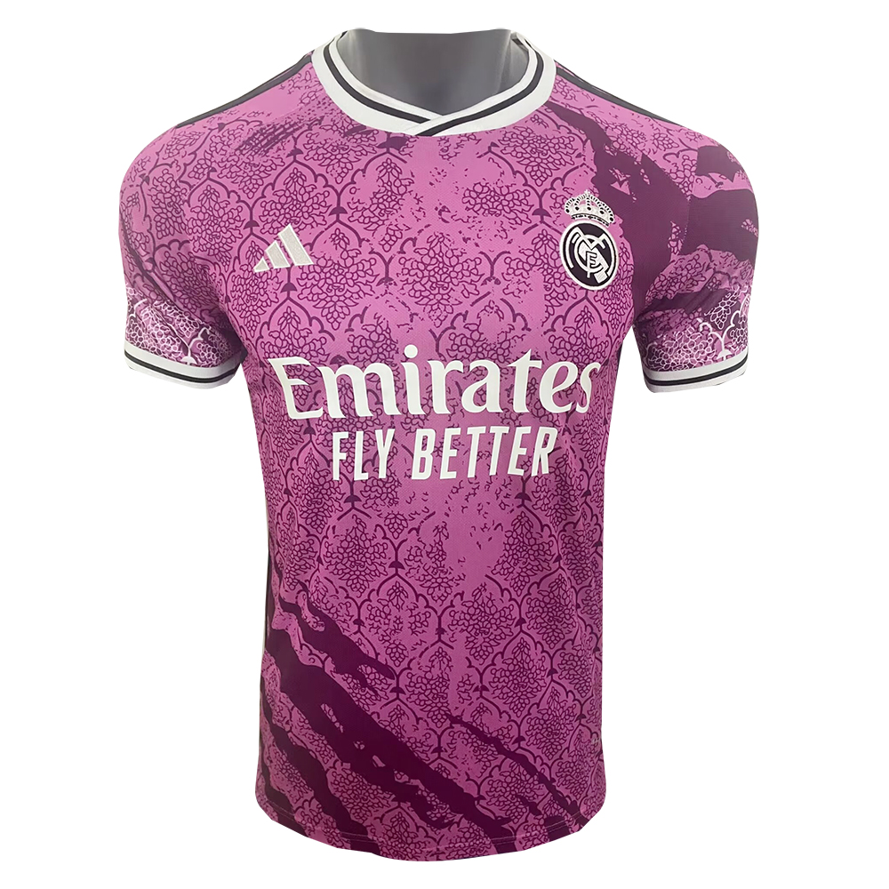 Herren Real Madrid Sonderausgabe Fuchsia Trikot 2024/25