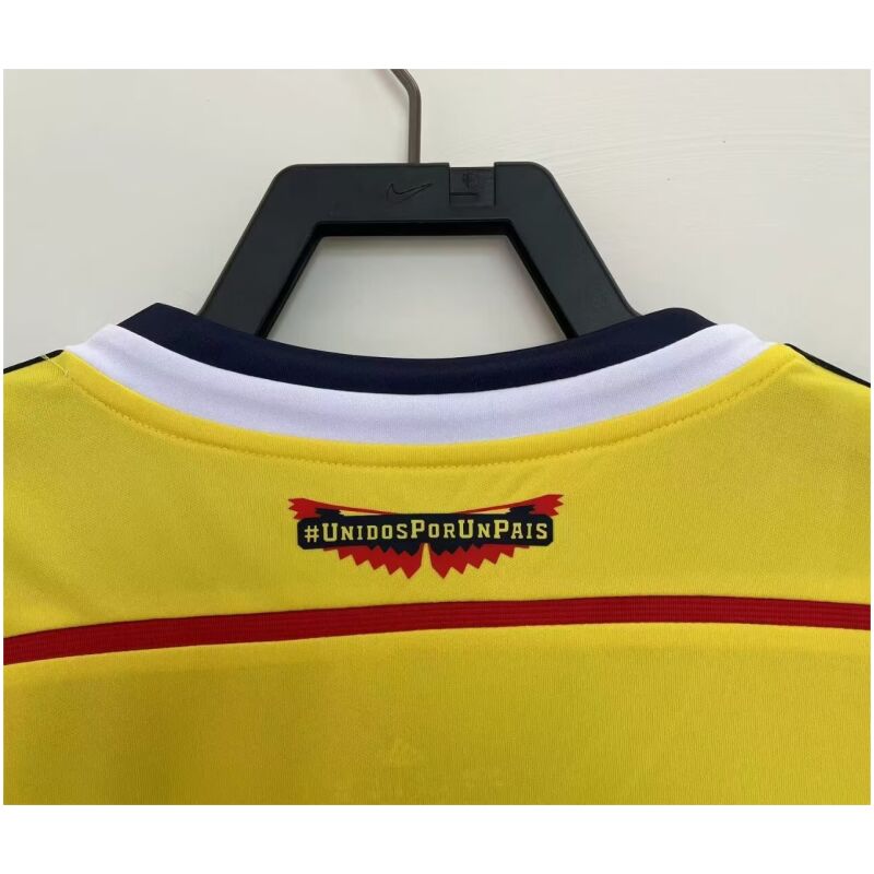 Mens Colombia Retro Home Jersey 2014