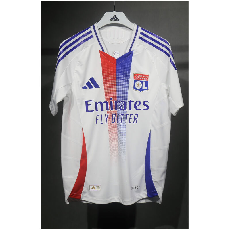 Mens Olympique Lyonnais Home Authentic Jersey 2024/25 – Match