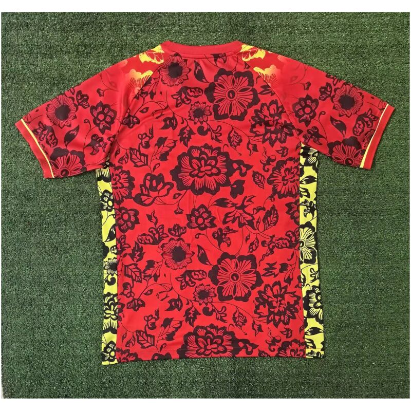 Mens Portugal Special Red Flower Jersey 2024