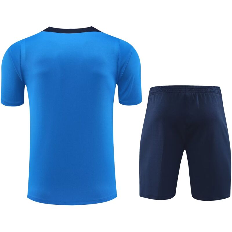 Mens Chelsea Short Training Suit Blue 2024/25