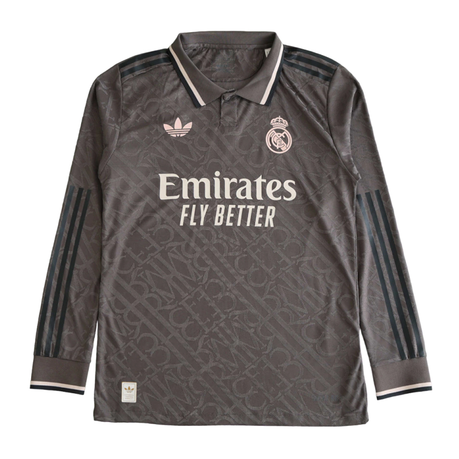 Herren Real Madrid Drittes Trikot Langarm 2024/25