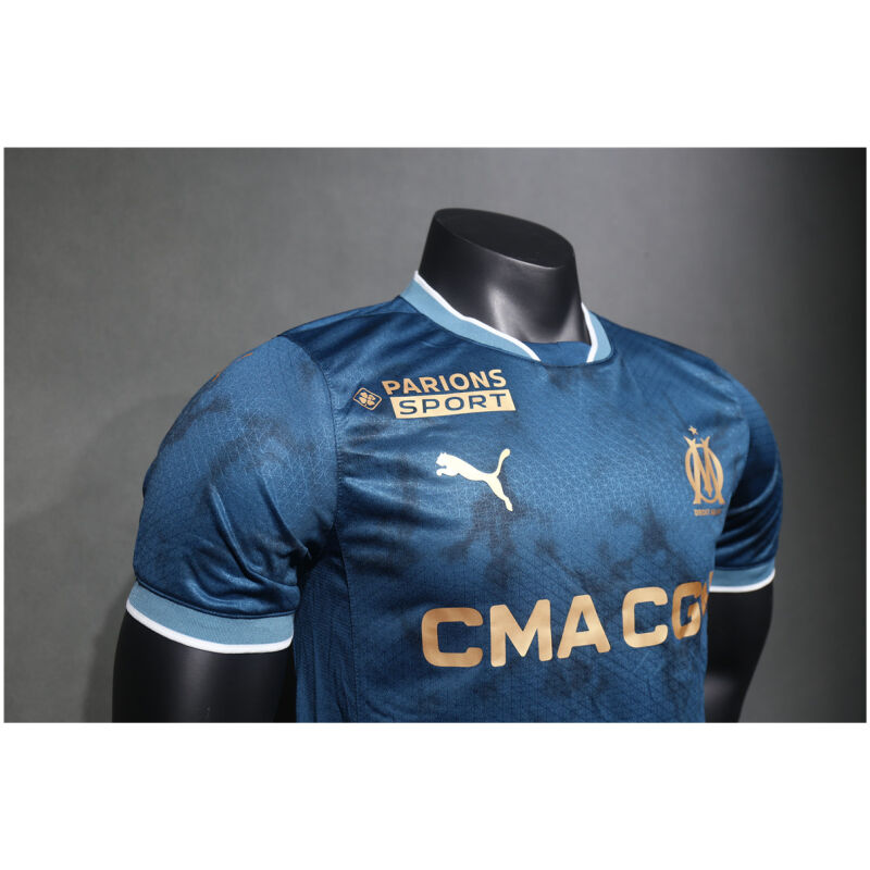 Mens Olympique Marseille Away Authentic Jersey 2024/25 – Match