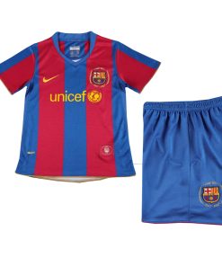 Kids Retro Barcelona Home Jersey 2007/08