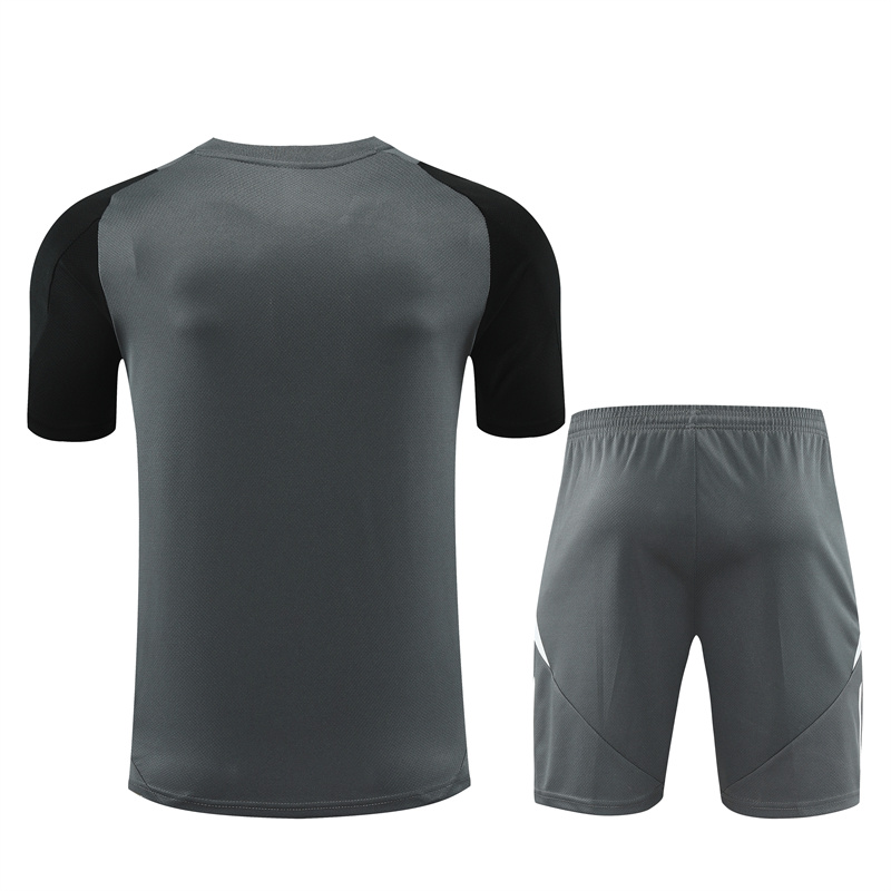 Mens Manchester United Short Training Suit Grey 2024/25