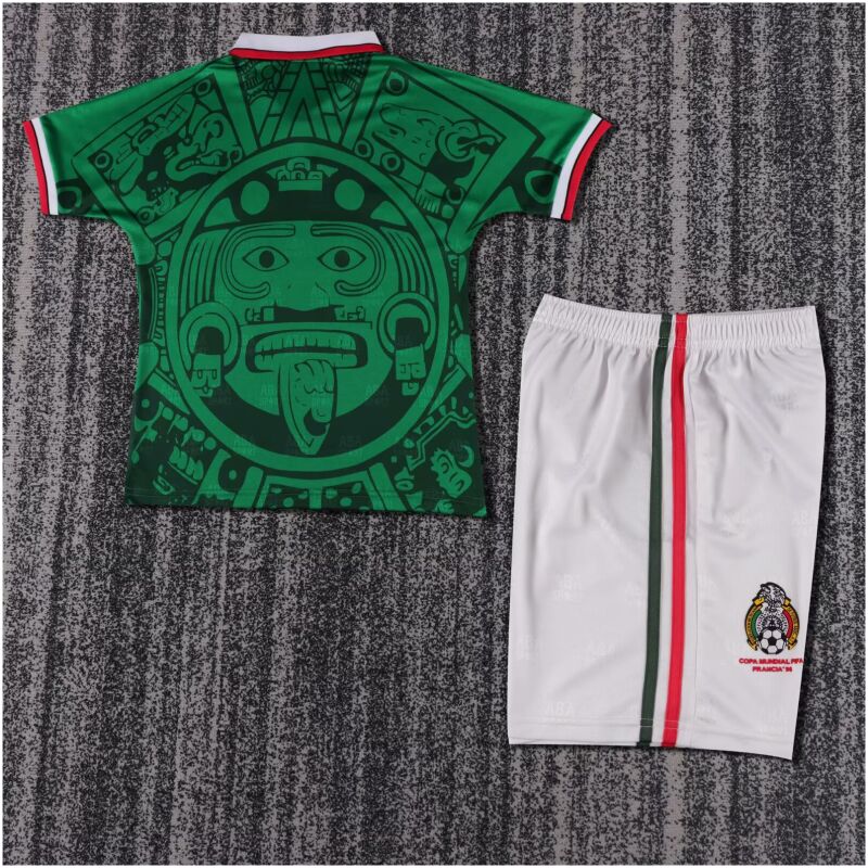 Kids Retro Mexico Home Jersey 1998