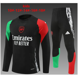 Kids Arsenal Training Suit Black 2024/25