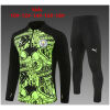 Kids Manchester City Training Suit Green - Black 2024/25