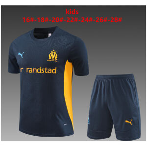 Kids Olympique Marseille Short Training Suit Royal 2024/25