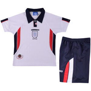 Kids Retro England Home Jersey 1998