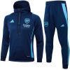 Mens Arsenal Hoodie Sweatshirt + Pants Training Suit Royal 2024/25