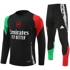 Mens Arsenal Training Suit Black 2024/25