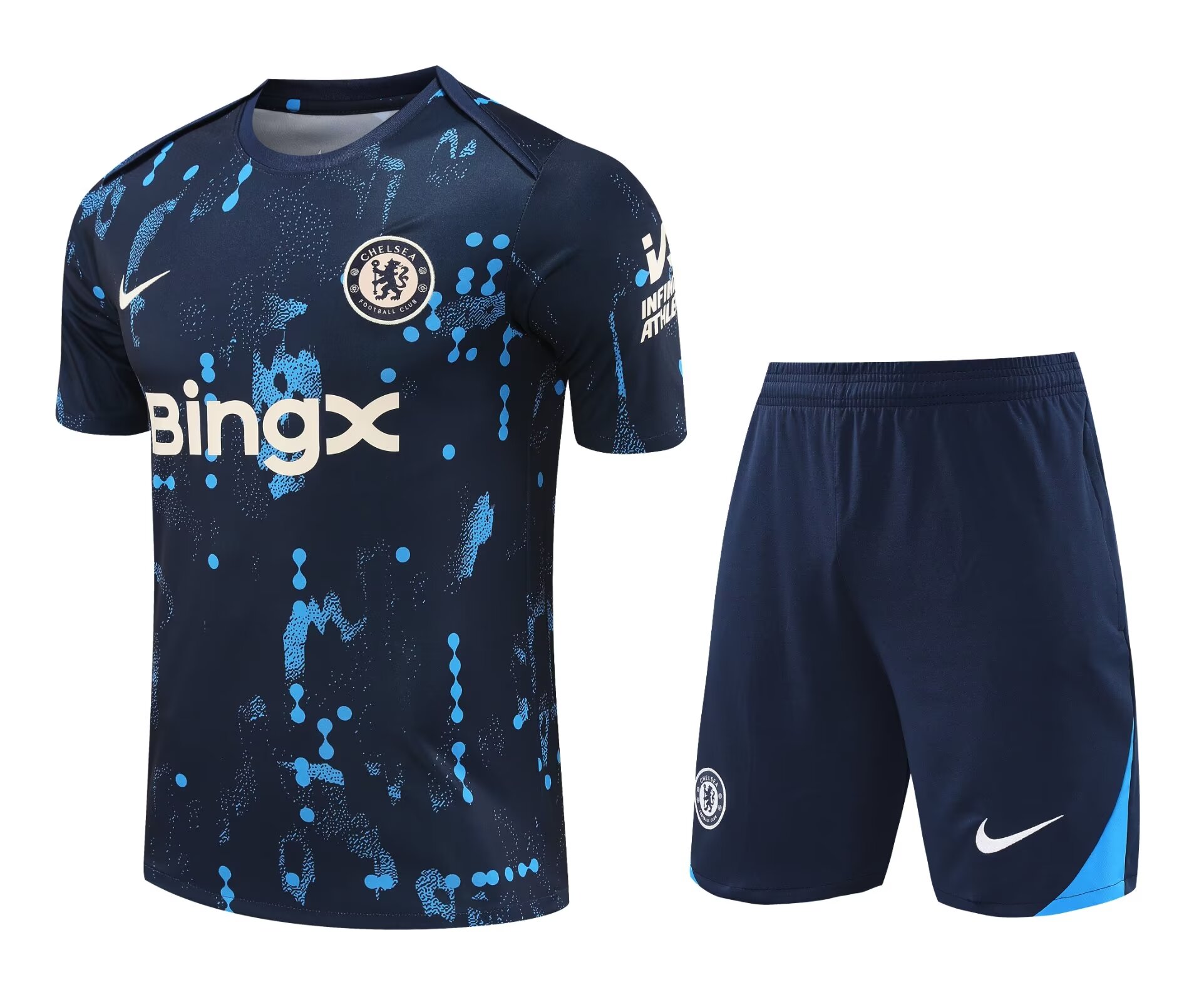 Mens Chelsea Short Training Suit Royal Pattern 2024/25